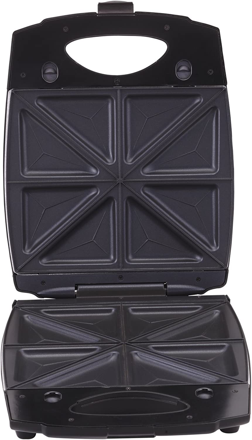 Black & Decker Sandwich maker, 4 Slices, 1400W, TS4080-B5, Black - UPC:  5035048202319