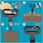 Salter Digital Luggage Scale - Black - Image 3