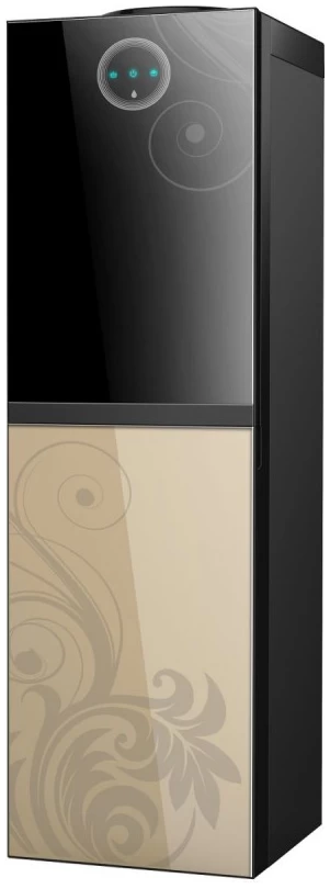 Bergen BYB538 Water cooler - Gold مبرد مياه بيرجن 3 حنفيات تحميل علوي – ذهبي/أسود - الصورة 1
