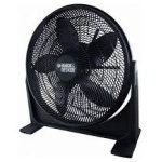 Black+Decker - Box Fan 3 Speeds - Black
