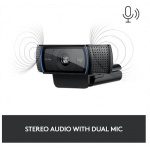⁦كاميرا ويب Logitech C920S HD Pro مع مصراع للخصوصية - مكالمات فيديو عريضة وتسجيل ، كاميرا دفق 1080 بكسل⁩ - الصورة ⁦6⁩