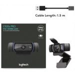 ⁦كاميرا ويب Logitech C920S HD Pro مع مصراع للخصوصية - مكالمات فيديو عريضة وتسجيل ، كاميرا دفق 1080 بكسل⁩ - الصورة ⁦10⁩