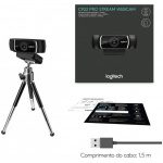 كاميرا لوجيتك C922 Pro Stream 1080P لدفق الفيديو عالي الدقة وتسجيل 720P بمعدل 60 إطارًا في الثانية مع حامل ثلاثي القوائم - الصورة 5