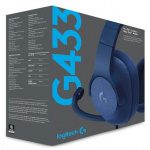⁦Logitech Gaming Headset G433 -Royal Blue⁩ - الصورة ⁦3⁩