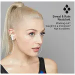 ⁦چــام سماعة أذن لايڤ فاست بلوتوث 12 ساعة تشغيل – رمادي⁩ - الصورة ⁦4⁩