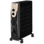 Black+Decker - 11 Fins Oil Radiator Heater 2500W – Black
