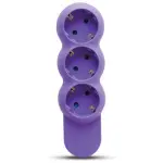 Elios - Plugz 3 sockets - Purple