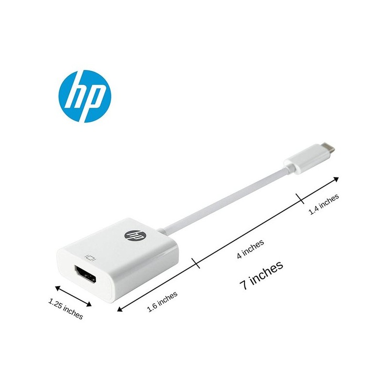 اتش بي محول من النوع سي الى اتش دي ام اي - لون ابيض HP038GBWHT0TW اتش بي محول من النوع سي الى اتش دي ام اي - لون ابيض HP038GBWHT0TW