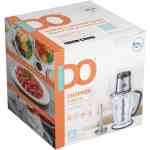 IDO Vegetables & Meat Chopper 800 W with 2 Speeds, Black - CH800-BK