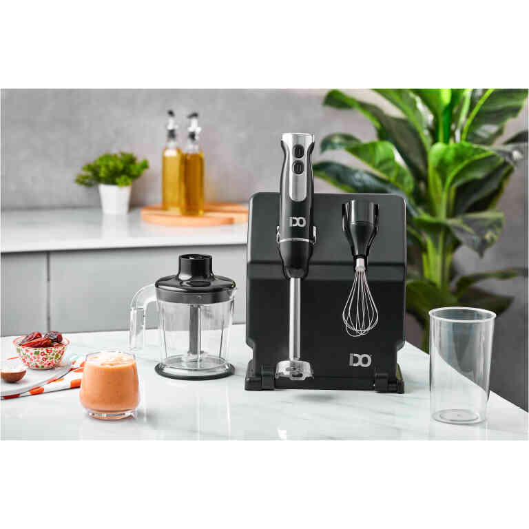 IDO Hand Blender Group with Stand 800 Watt – Black