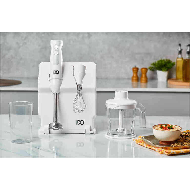 IDO Hand Blender Group with Stand 800 Watt – White