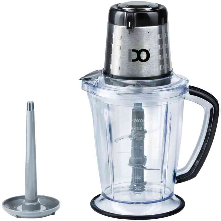 IDO Vegetables & Meat Chopper 800 W with 2 Speeds, Black - CH800-BK