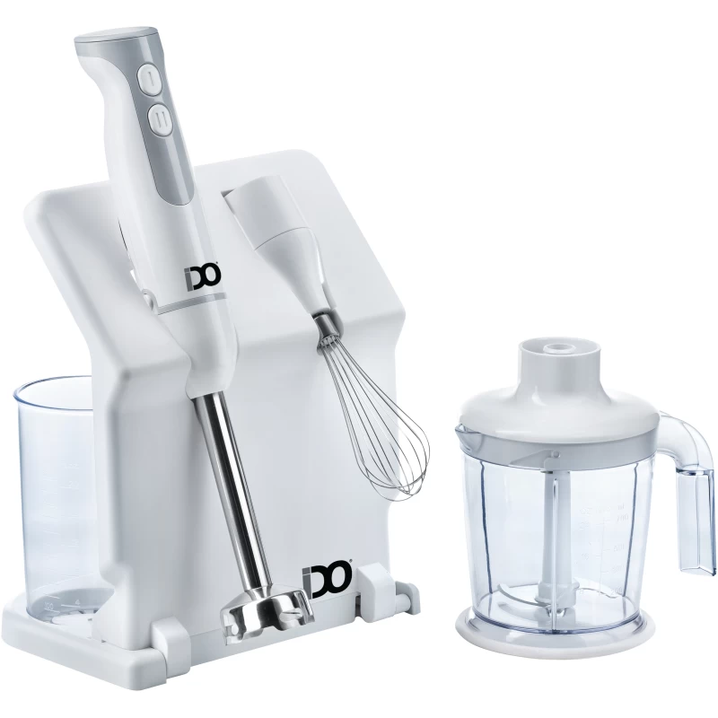 IDO Hand Blender Group with Stand 800 Watt – White