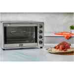 IDO Double Glass Toaster Oven 50 Liters, Silver - TO50DG-SV