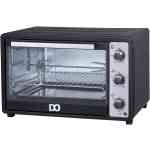 IDO Single Glass Toaster Oven 45 Liters, Black - TO45SG-BK