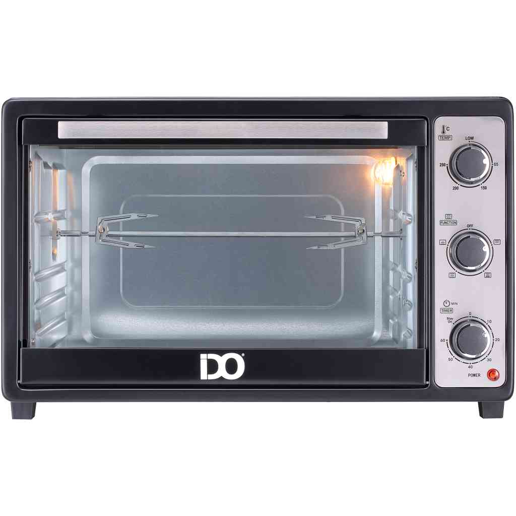 IDO Single Glass Toaster Oven 45 Liters, Black - TO45SG-BK
