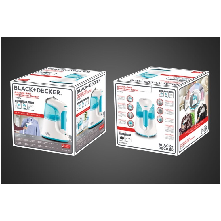 Black+Decker Hand Garment Steamer 1200W - PGST120