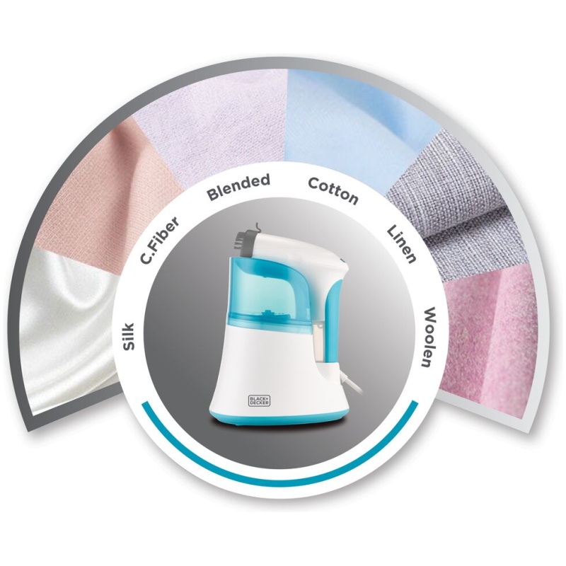 Black+Decker Hand Garment Steamer 1200W - PGST120