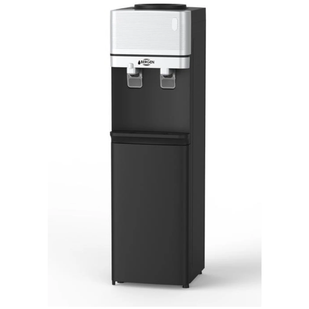 Bergen 2 Nozzles Top Loading Water Dispenser - BY 555 Black /Silver
