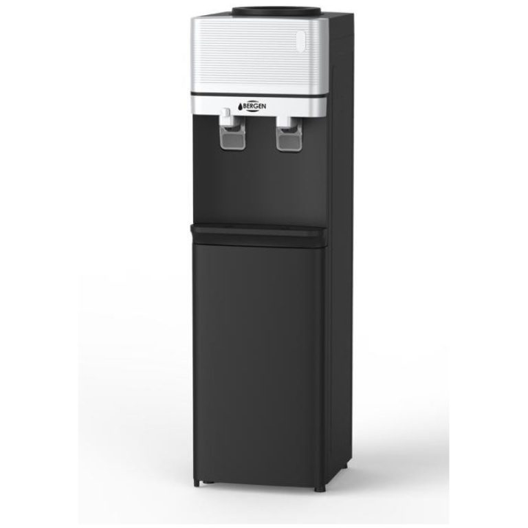 Bergen 2 Nozzles Top Loading Water Dispenser - BY 555 Black /Silver