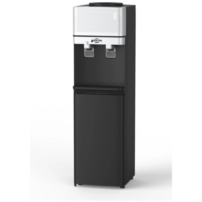 Bergen 2 Nozzles Top Loading Water Dispenser - BY 555 Black /Silver