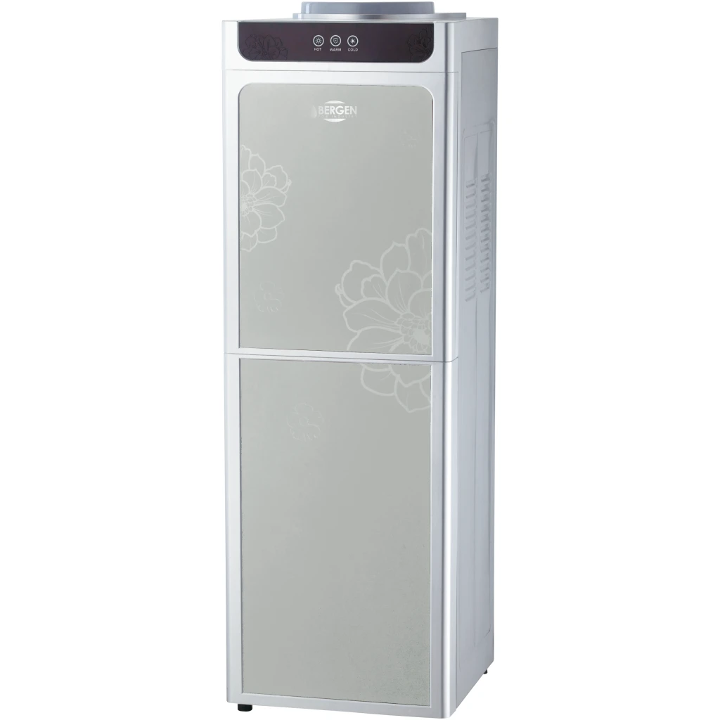 Bergen 2 Nozzles Top Loading Water Dispenser, Silver - BYB 87 SILVER