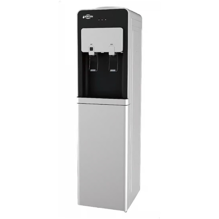 Bergen 2 Nozzles Top Loading Water Dispenser, SilverBlack - BY509 SILVERBLACK