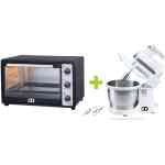 IDO Single Glass Toaster Oven 45 Liters + Hand Mixer with bowl 500 W - TO45SG-MB500