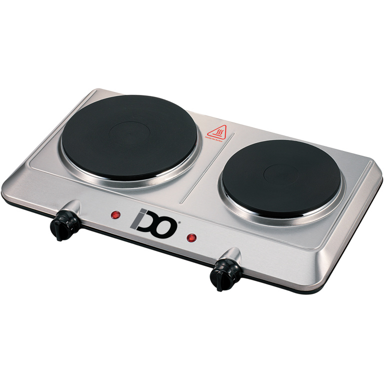 IDO Hot Plate 2 Eye 1500 W Silver – HP1E1500-SV