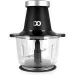 IDO Glass Vegetables & Meat Chopper 400 W, 2 Speeds, Black – CH400-BK