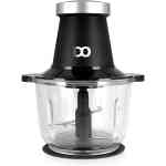 IDO Glass Vegetables & Meat Chopper 400 W, 2 Speeds, Black – CH400-BK