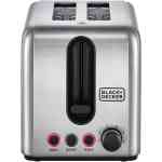 Black+Decker -Stainless Steel 2-Slice Toaster- 1050-Watt- ET244