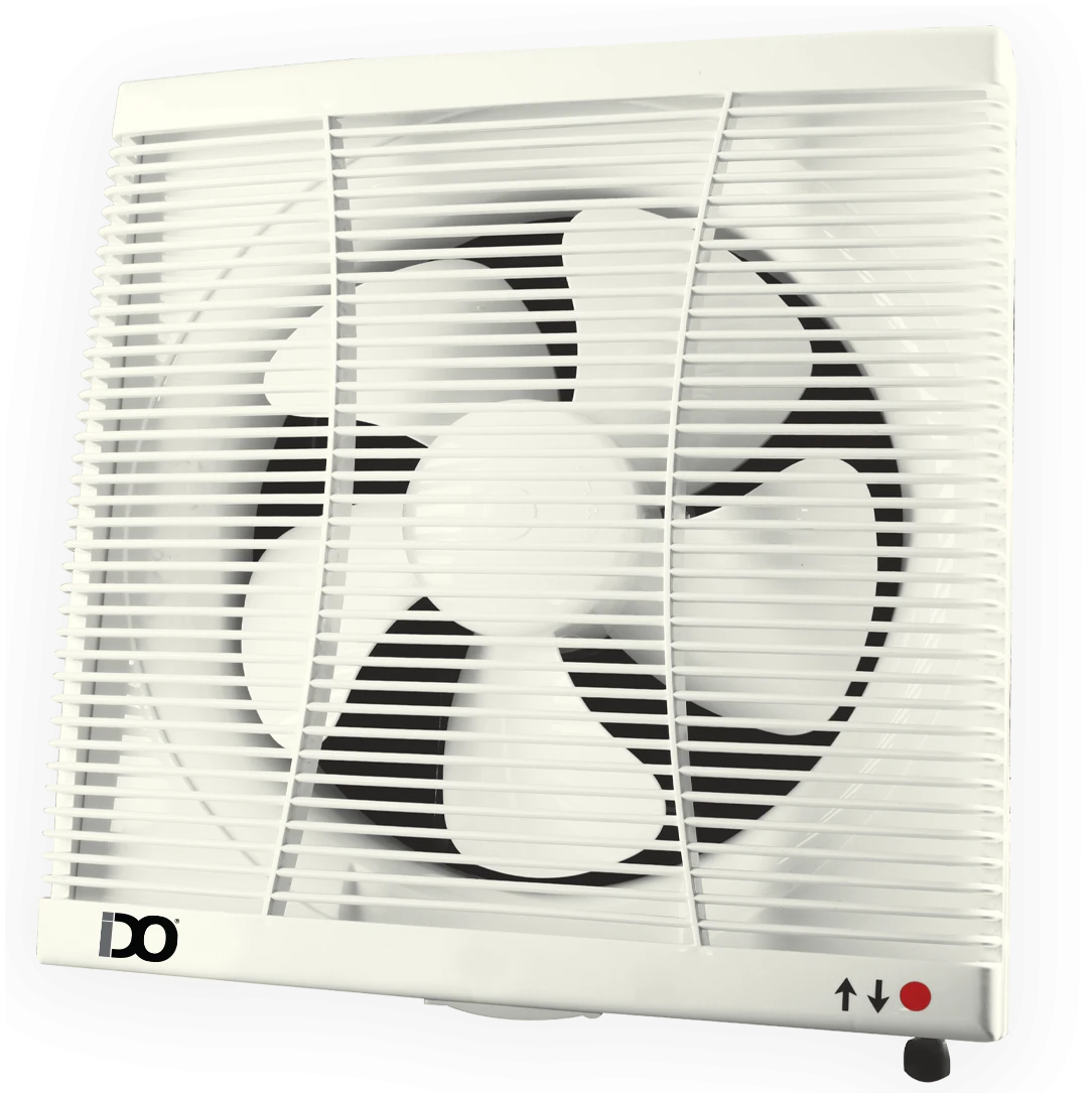 Pic- IDO Wall-Mounted Exhaust Fan - 25 cm– WVF25-OWH - Image 1